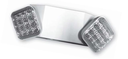 Global Industrial™ 2 Head Round LED Emergency Light w/ Adjustable Optics,  Ni-Cad Battery Backup